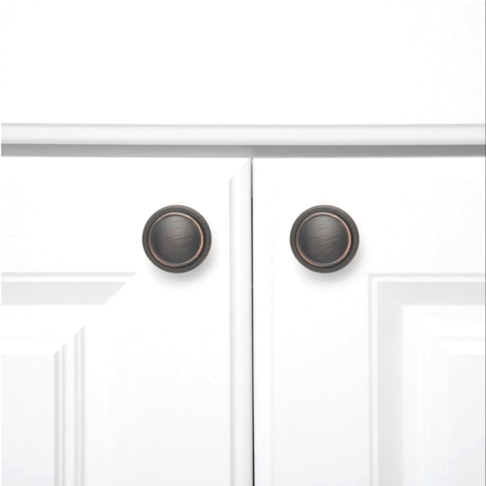 Oil Rubbed Bronze Cabinet Knobs, 10 Pack with Screws